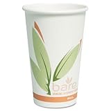 Bare EcoForward Recycled Content PCF Hot Cups, 16 oz., 1000 Carton by SOLO Cup Company
