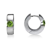 Peridot & Sterling Silver Earrings