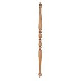 Birch Spindles 24 - 3/4'' long/1'' diameter/Tenon diameter 3/8''