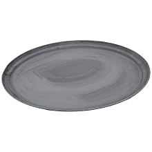 Carlisle 2,500GR-004 24" Length x 19.25" Width x 1.18" Height, Black Color, Fiberglass Griptite Oval Tray