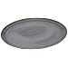 Carlisle 2,500GR-004 24" Length x 19.25" Width x 1.18" Height, Black Color, Fiberglass Griptite Oval Tray