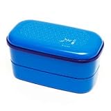 Urara Blue Dragonfly 2 Tier Japanese Bento Box