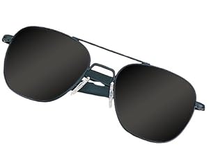 Humvee Pilot 57MM Black Sunglasses Headwear Sunglasses
