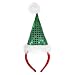 Green Sequin Santa Hat Headband ~ Christmas Xmas Costume Accessories