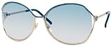 GUCCI SUNGLASSES GG 2846/S 0YD2 GOLDDRKTURQOISE