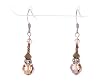 Light Colorado Topaz Colored Swarovski Drop Earrings Fashion Jewelry
