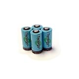 4 pcs Tenergy RCR123A 3.0V 900mAh Rechargeable Li-Ion Batteries