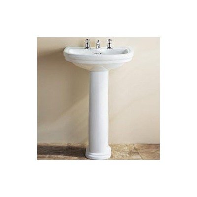 Porcher 24368-00.001 White Calla Bathroom Sin