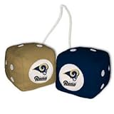 St Louis Rams Fuzzy Dice