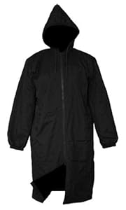 Adoretex Solid Swim Parka(PK005) - Black Lining - Black - Adult - Medium