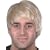 guy wig,blonde,male short wig,bag