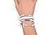 CAETLE® Fashion Infinite Bracelet Cross Bangle White Leather Knit Rope Love Punk Charms