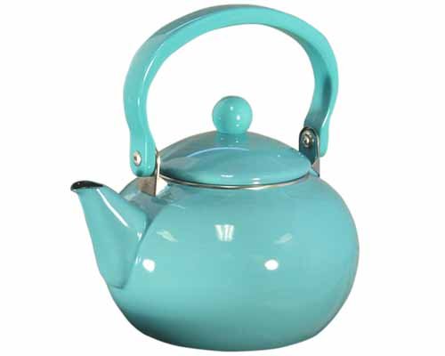 "Calypso Basics, 2 Quart Teakettle, Turquoise" "Calypso Basics, 2 Quart Teakettle, Turquoise"