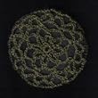 Olive Green Hair Net Crocheted Hair Bun Cover- MEDIUM