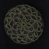 Olive Green Hair Net Crocheted Hair Bun Cover- MEDIUM