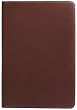 Simply Brown Faux Leather Journal Diary, Lined, 6x8"