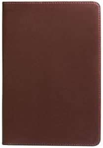 Simply Brown Faux Leather Journal Diary, Lined, 6x8"
