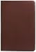 Simply Brown Faux Leather Journal Diary, Lined, 6x8"