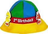 Sesame Street 1st Birthday Colorful Fabric Hat