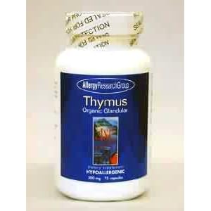 Allergy Research Group Thymus, Organic Glandular 75 vcaps by 