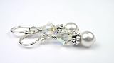 April Crystal Gold Filled Swarovski Crystal Beaded Birthstone Earrings