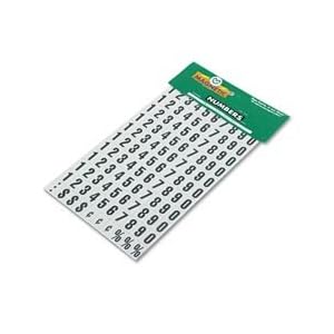 Magnetic Number Set, 3 4, Black on White, 110 Set MAVPFN21 by 