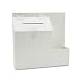 deflect-o 79803 Plastic Suggestion Box With Locking Top, 13-3/4W X 3-5/8D X 13H, White deflect-o 79803 Plastic Suggestion Box With Locking Top, 13-3/4W X 3-5/8D X 13H, White