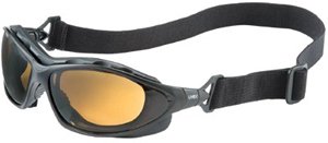 Uvex S0601X Seismic Safety Eyewear, Black Frame, Espresso Uvextra Anti-Fog Lens/Headband On Sale