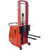 Battery Powered Lift Counter Balance Stacker Truck 74 Lift 400 Lb. Capacity