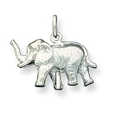 Sterling Silver Elephant Charm with 20 inch Sterling Silver Chain