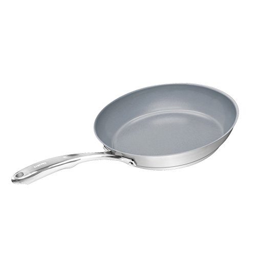Chantal SLIN63-24C 21-Steel Induction Ceramic Coated Fry Pan, 10-Inch