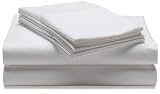 Pinzon White White Pleats and Ruffles Sheet Set