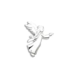 Sterling Silver Small Angel Lapel Pin