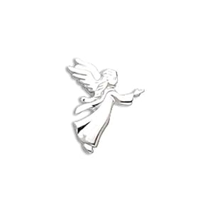 Sterling Silver Small Angel Lapel Pin