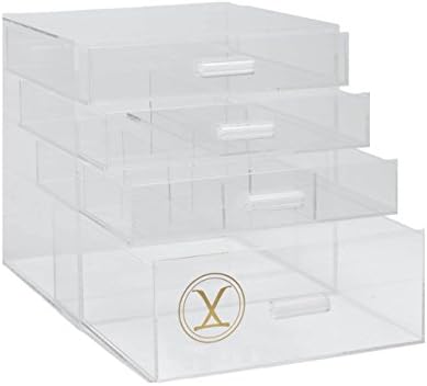 Luxie Elegant 4 Drawer Cosmetic Organizer