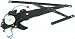 96-00 HONDA CIVIC FRONT WINDOW REGULATOR LH (DRIVER SIDE), Power, w/motor 2DR (1996 96 1997 97 1998 98 1999 99 2000 00) H462906 72251SR3J01+