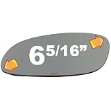 1997-1998 LINCOLN MARK VIII Flat, Driver Side Replacement Mirror Glass by Automotive Mirror Glass