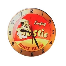 Frostie Rootbeer Double Bubble Clock
