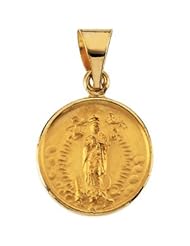 18K Yellow Gold 24.50 mm Guadalupe Medal