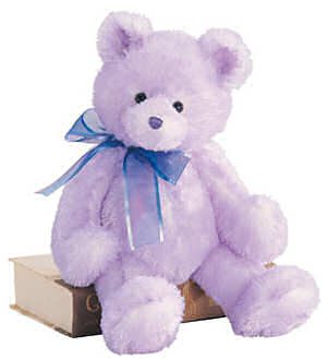 313M5J8YPWL Stuffed Purple Souffle Bear 15