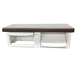 TOTO 二連紙巻器 棚付き(木質) 樹脂製 ダークウッド YH601FM#DR2 芯なしペーパー対応