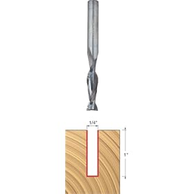 Freud 75-102 1 4-Inch Double-Flute Up Spiral Router Bit by Freud