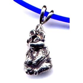 18" Blue Panda Bear Necklace Sterling Silver Jewelry Gift Boxed