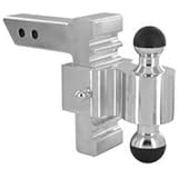 3406 - Rapid Hitch 6" adjustable with 2 x 1 7/8" Greaseless AlumiBall combo ball