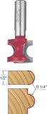 Freud 82-114 1-Inch Radius Half Round Router Bit with 1/2-Inch Shank