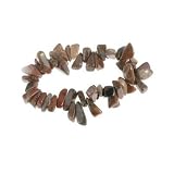 Lovely 7.25 Strech Breciated Jasper and Hawaii Chips Bracelet