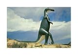 Duck-Billed Dinosaur Animals Art Poster Print, 17x11