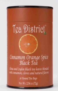 Tea District Cinnamon Orange Spice Black Tea 72 Bags by Tea District