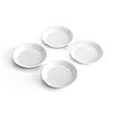 Mikasa, Antique White Round Dipping Plates, Set Of 4