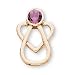 The Perfect 14K Yellow Gold With Me Always June Birthstone Angel Pin - 12X7MM